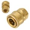 High Quality Hose Adapter Pressure Washer Hose Adapter Part Connector Practical Sale 1/4\" BSP1/4(G1/4) Female
