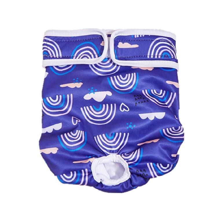 

Dog Physiological Pants Sanitary Underwear Belly Bands Nappies Leak Proof Belly Dog Heat Protecting XS фіолетовий