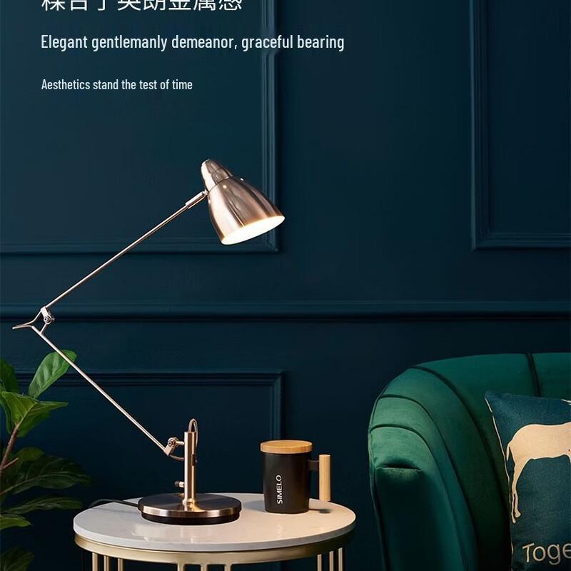 OEING Long Arm Folding LED Desk & Floor Lamp