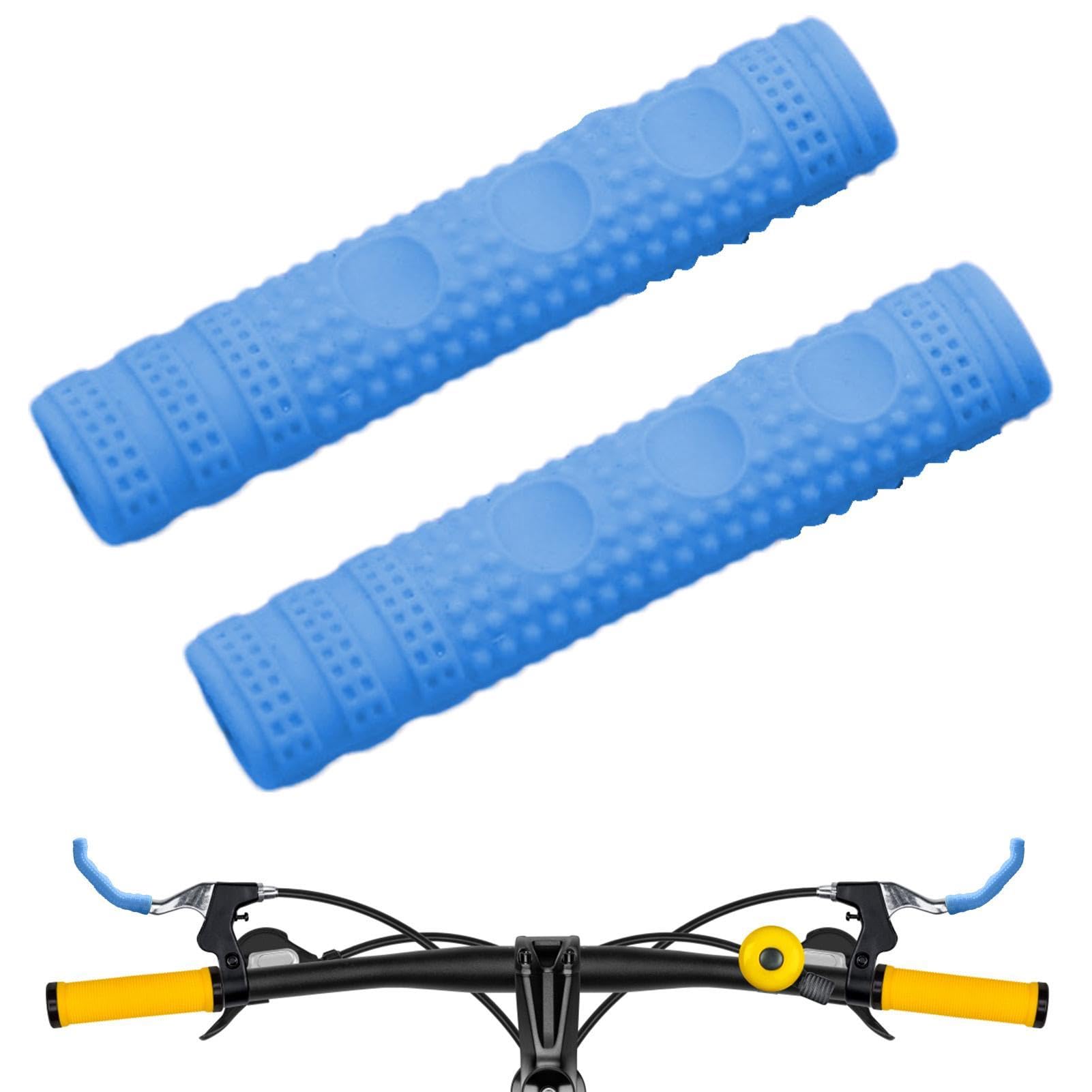 

Bike Handle Protector,Anti-slip Shock Absorption Brake Handle Sleeve | 1 Pair Bicycle Flat Type Please refer to the description синій