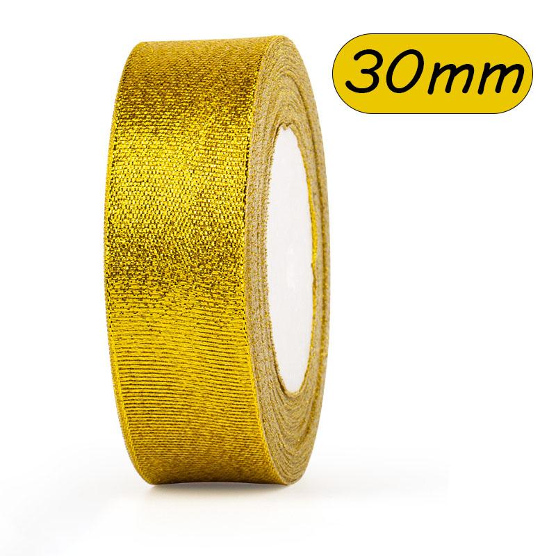 25Yards Natural Satin Ribbons Crafts Sewing Party Wedding Gold Ribbon Gift Wrap Bow DIY Organza Ribbon Christmas Home Decoration