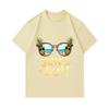 Men's 100% Cotton Crew Neck Short Sleeve T-Shirt, Funny Sun's Out Pineapple Sunglasses Beach Printed Casual Summer Holiday Tee Tops