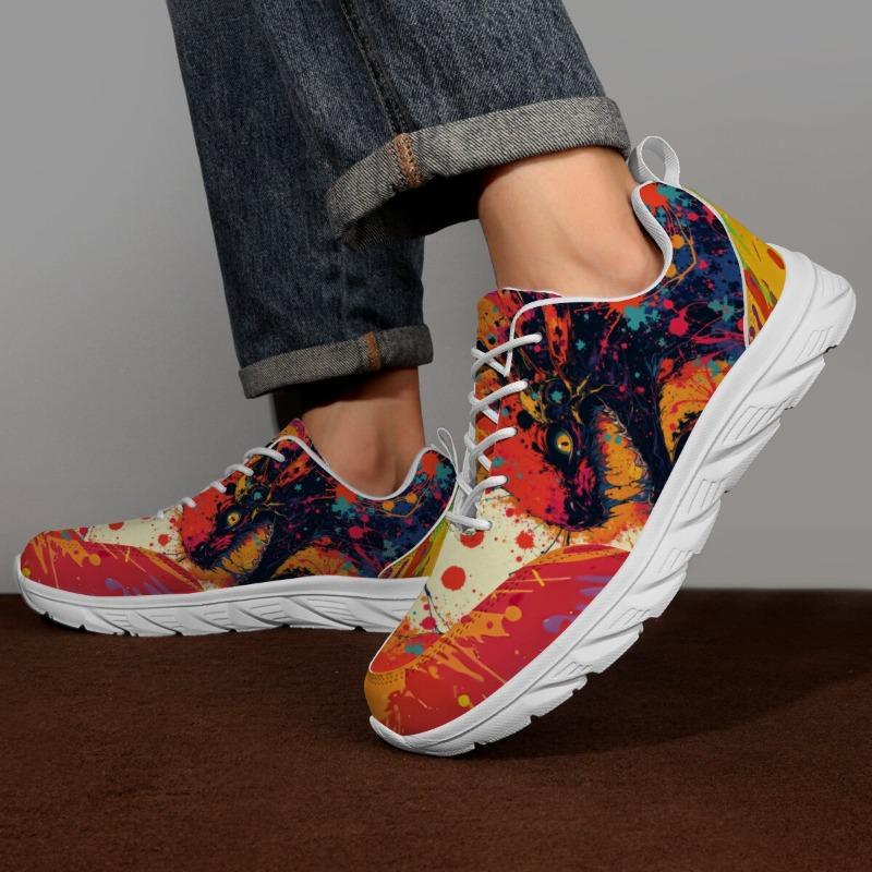 YRZL Sneakers For Men 2025 Lightweight Comfortable Shoes Non Slip Walking Shoes Athletic Training Casual Sports Shoes For Men