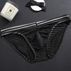 Men's Triangle Underwear Ultra-thin Ice Silk Transparent Sexy Underwear