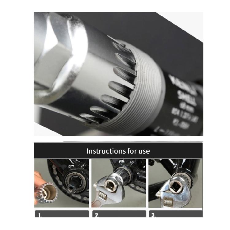 Bicycles Bottom Brackets Bearing Removal Tool Sleeve Ratchets Wrenches Repair for Quick Brackets Service