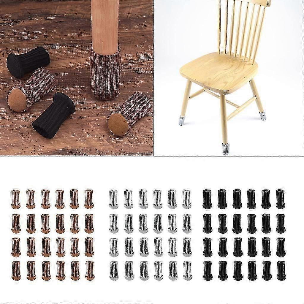 High Elastic Chair Leg Socks 24pcs Thick Pads Furniture Covers