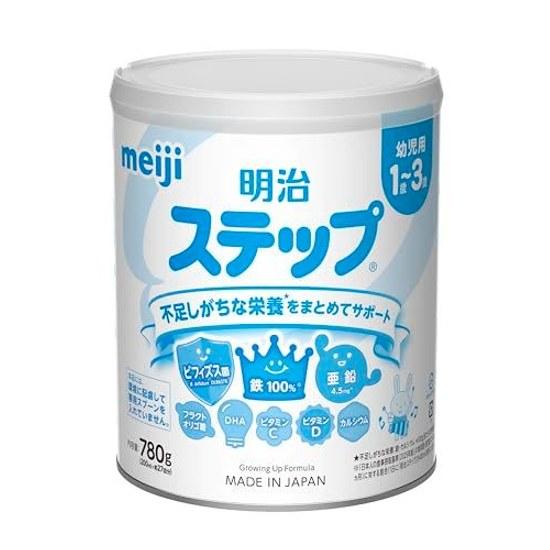 Meiji Step 780g2 cans powder Follow-up milk ages 1 3