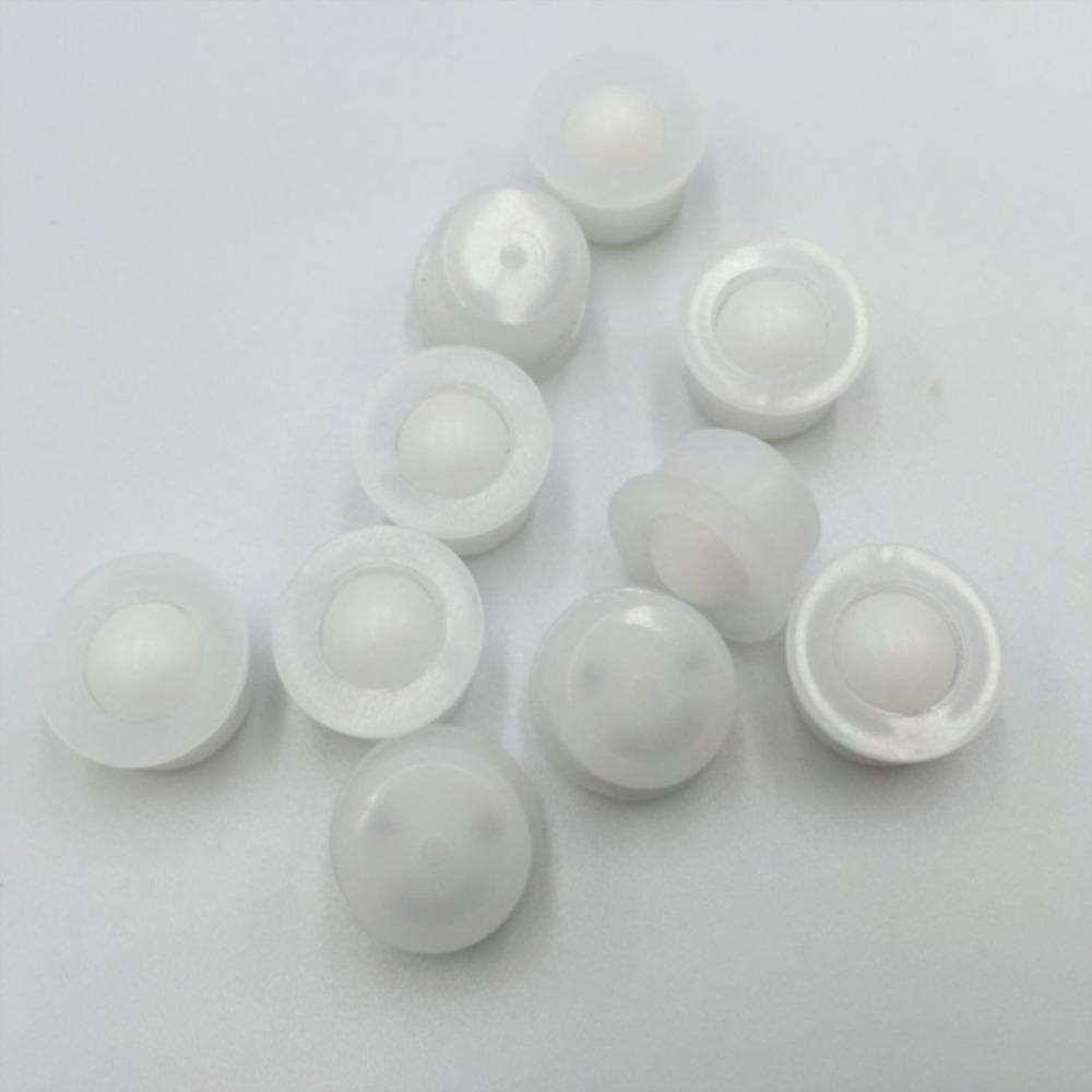NL-8H 8 mm Miniatur-POM-Kugel Vollkunststoff-Lagerübertragung ABS-Nylon-Lenkrolle Kleinste Mini-NL8H-Kugelübertragungseinheit