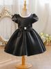High-End Champagne Princess Dress for Girls - Stylish Flower Girl and Birthday Evening Gown