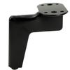 Loft furniture leg, black matte, height 12 cm