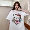 Fashion New Hello Kitty Tshirt Womens Couple Cute Trendy Top Super Neutral Couple Trendy Harajuku Plus Size Tshirt