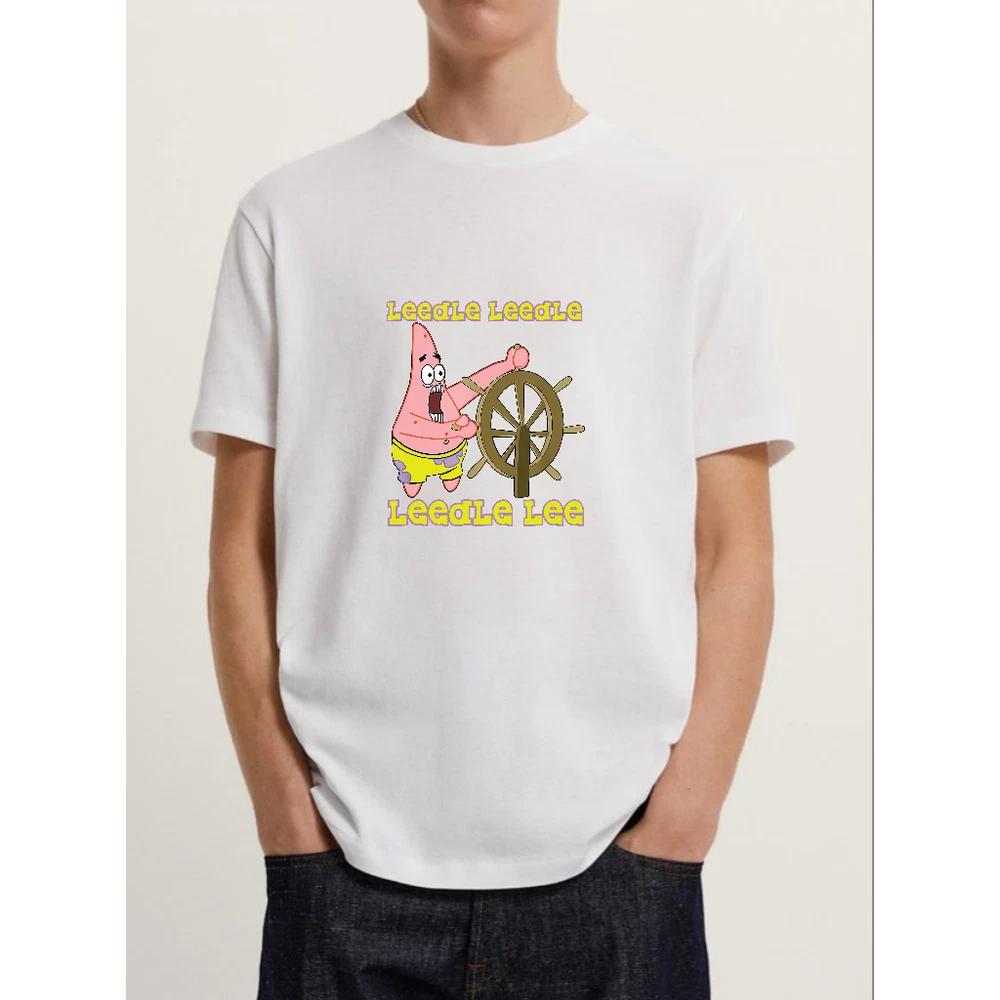 Patrick Star Leedle Leedle Leedle Lee TShirt from SpongeBob SquarePants S