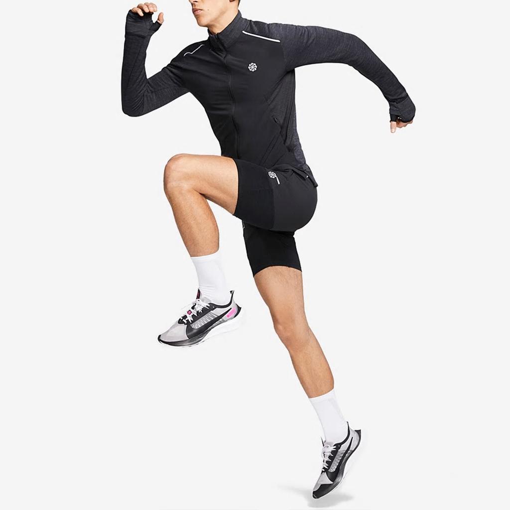 Nike Sphere Basketball Performance Spliced Atmungsaktive Stehkragenjacke Herrenjacke Schwarz CJ5681-010