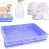 100 Pcs Disposable Cage Liner, Clear Plastic Bunny Cage Liner Bag Universal Toilet Film For Bunny Guinea