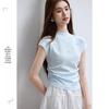 VICTORIA&VERA Ballet Style Bowknot Knit Top