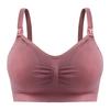 Plus Size Wireless Front Buckle Maternity Nursing Bra For Breastfeeding