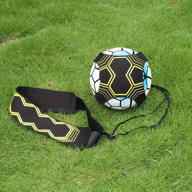 1 Stück Fußball-Kicktrainer Verstellbarer Fußballtrainer-Gürtel Nylonstoff-Trainer Elastischer Gürtel Elastisches Hilfsmittel Fitness