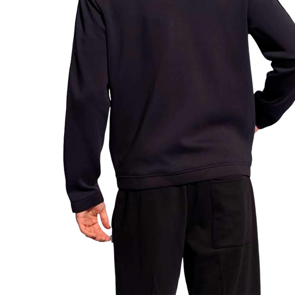 EMPORIO ARMANI Logo-Embroidered High-Neck Zipped Sweatshirt 3D1M69-1JHSZ-0920