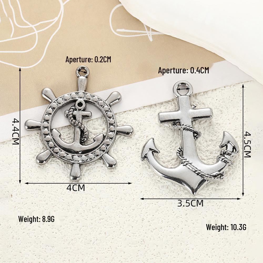 Cross Medieval Anchor Pendant Necklace - Fashionable & Simple Accessory