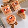 Plüsch Cartoon Essen Kühlschrankmagnet Stofftier Brot Pizza Sandwich Milchtee Kekse Kühlschrankmagnet Haus Büro Dekorative Zubehörteile