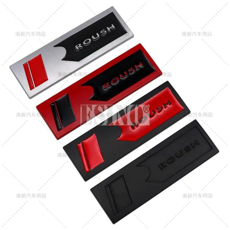 1PC 3D Roush Performance Car Trunk Metal Alloy Adhesive Badge Emblem Body Tailgate Accessories For Mustang Shelby GT GT 500