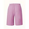 Ladies, Casual Pants, Fashionable, Solid Color, Cropped Pants, Mid Length Pants