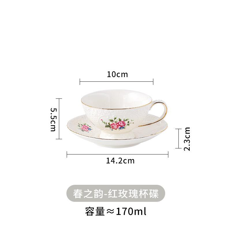 Ceramic Cups Flower Tea Pot Kettle Afternoon Tea Maker Water Bottle Water Cup Coffee Cups Tea Brewing Utensils Breakfast Cup
