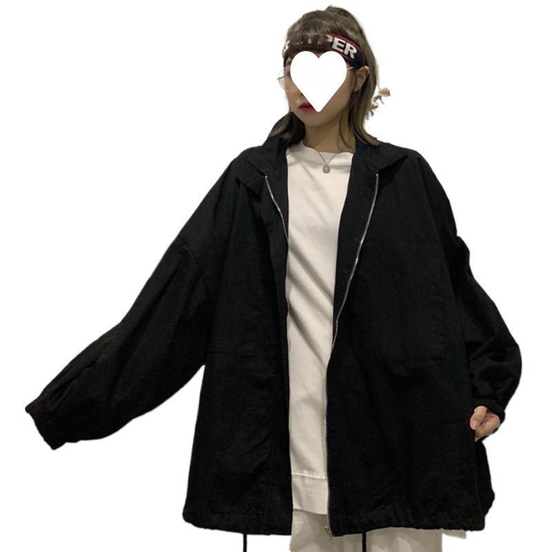 Women's Trendy Salt-style Korean Baseball Jacket: Stylish, Versatile, Loose Fit for Spring/Autumn, Perfect for Students.