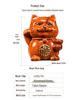 Rosewood Lucky Cat Wooden Ornament - Fortune Cat Decoration for Living Room, Shop, or TV Cabinet.