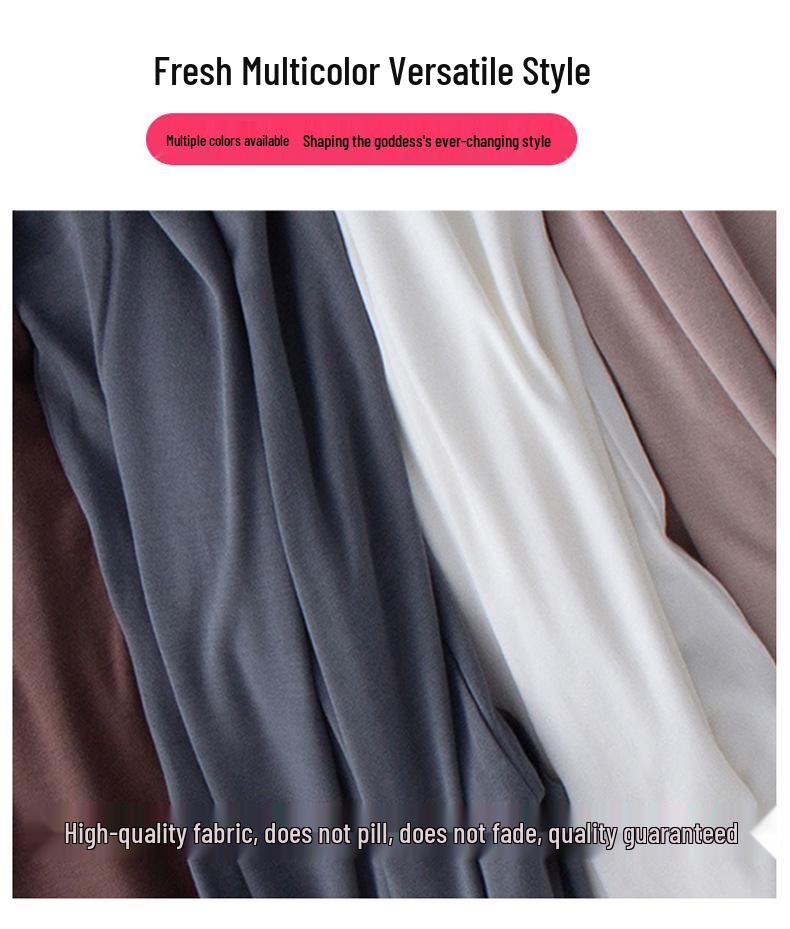 Women's Black Slim-Fit Modal Half-Sleeve Round Neck T-Shirt