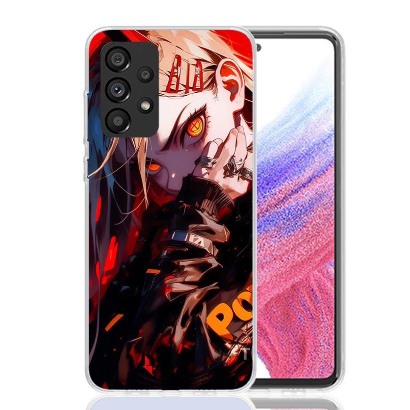 C-Chainsaw Mans Power Phone Case for Samsung Galaxy A52 A51 A50S A12 A22 A32 A72 A10S A30S A31 A71 Note 20 Ultra 10 Plus S10 Gal