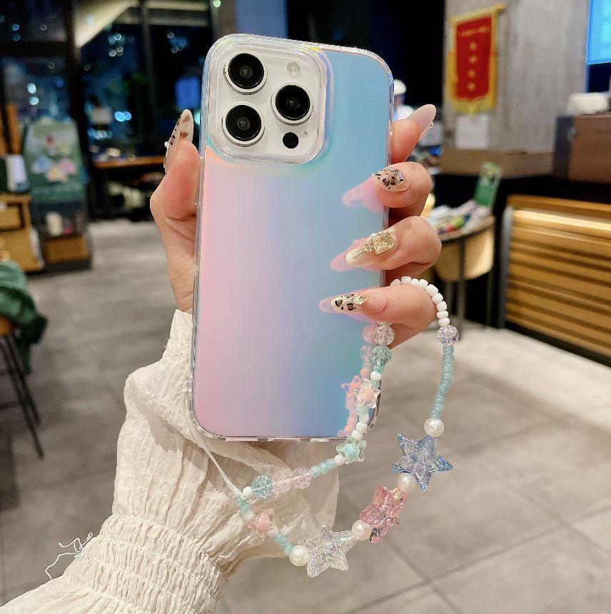 

Seven-Color Gradient Laser IMD Phone Case for Apple iPhone 16/15/14/13/12: Premium, Fashionable, Personalized Design 15