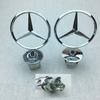 XFNVJ1 2025 Hot For Mercedes Benz Car Star Hood Badge Front Chrome Logo Hood Marking Mercedes Benz C E S-Class W204 W205 W212 W213 W211