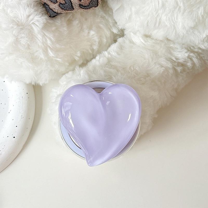 Simple Magnetic Attraction Is Suitable For Magsafe Mobile Phone Airbag Bracket Three-Dimensional Love Ring Folding