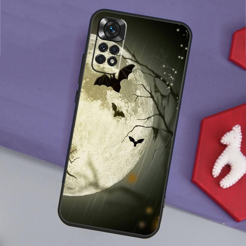 Gothic Horror Bats Full Moon Funda For Xiaomi Redmi Note 14 13 12 11 Pro 9 10 9S 10S 11S 12S Redmi 14C 10C 12C 13C Case