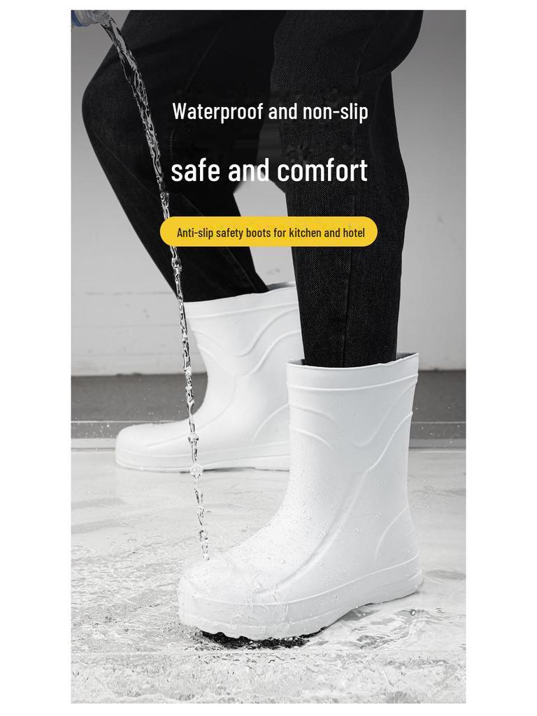 2025 Chef Shoes: Wear-Resistant, Lightweight, Comfortable, Waterproof, Oil-Proof, Non-Slip for Hotel Kitchen Work