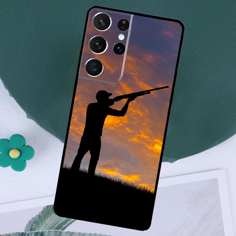 Bird Duck Hunting Sunset Funda For Samsung Galaxy S23 S24 Ultra S8 S9 S10 S22 Plus S20 S21 FE Note 10 20 Ultra Case