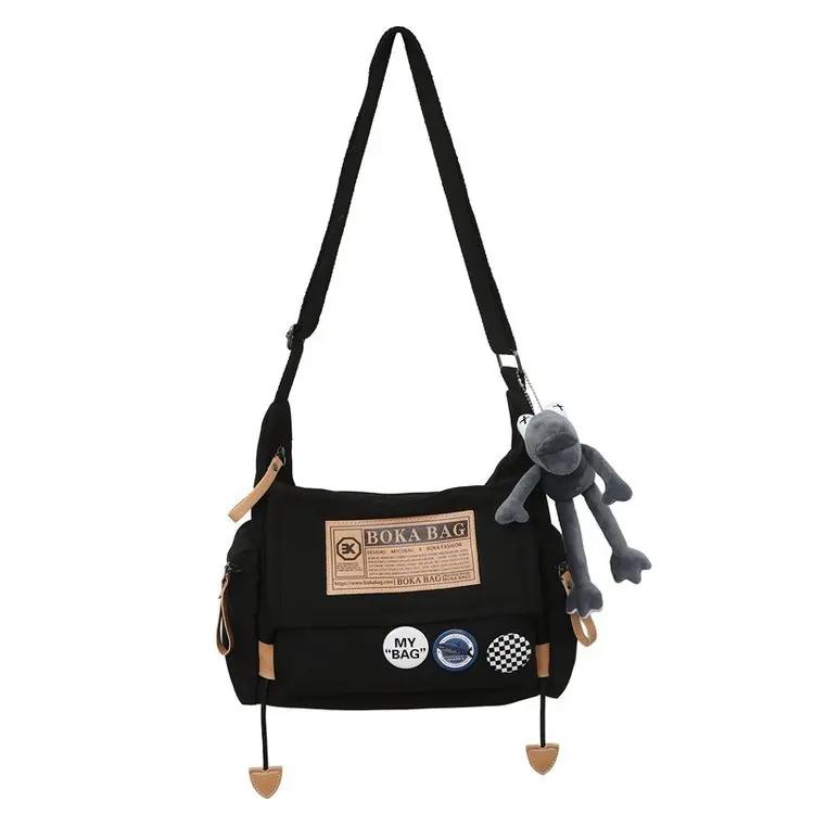 Crossbody Bags for Men and Women Personalized Workwear Casual Letters Students Handbags No Pendant