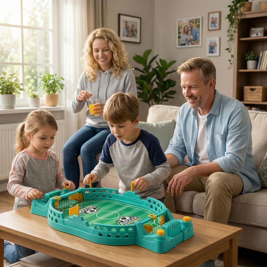 Children's Two Player Soccer Tabletop Game, Parent Child Interactive Board Game Toy