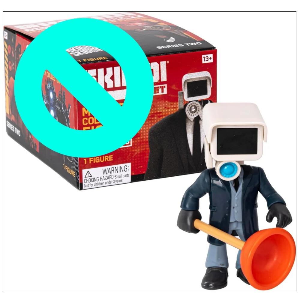 

Скібіді іграшкова фігурка туалет мерч офіційно ліцензована дитяча екшн пластикова фігурка іграшка сюрприз титан Делюкс 6 дюймів Планжермен