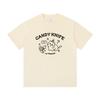 Women's Summer Loose Fit Cute Cartoon Print Cotton T-Shirt 