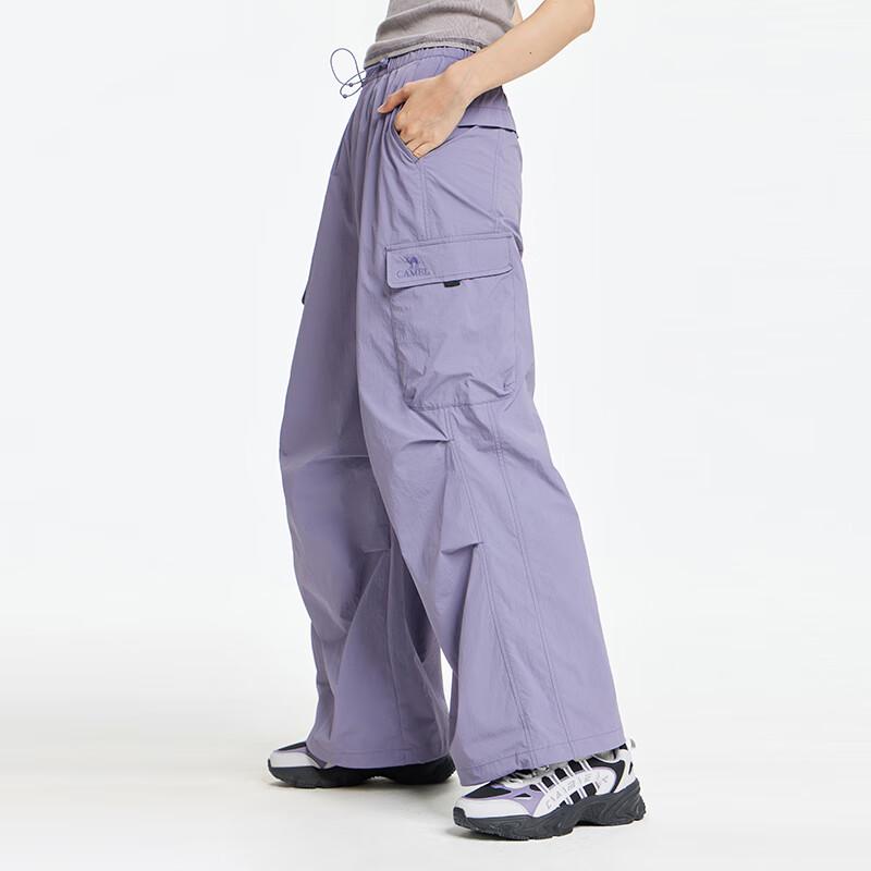 Camel 2025 Spring Parachute Cargo Pants