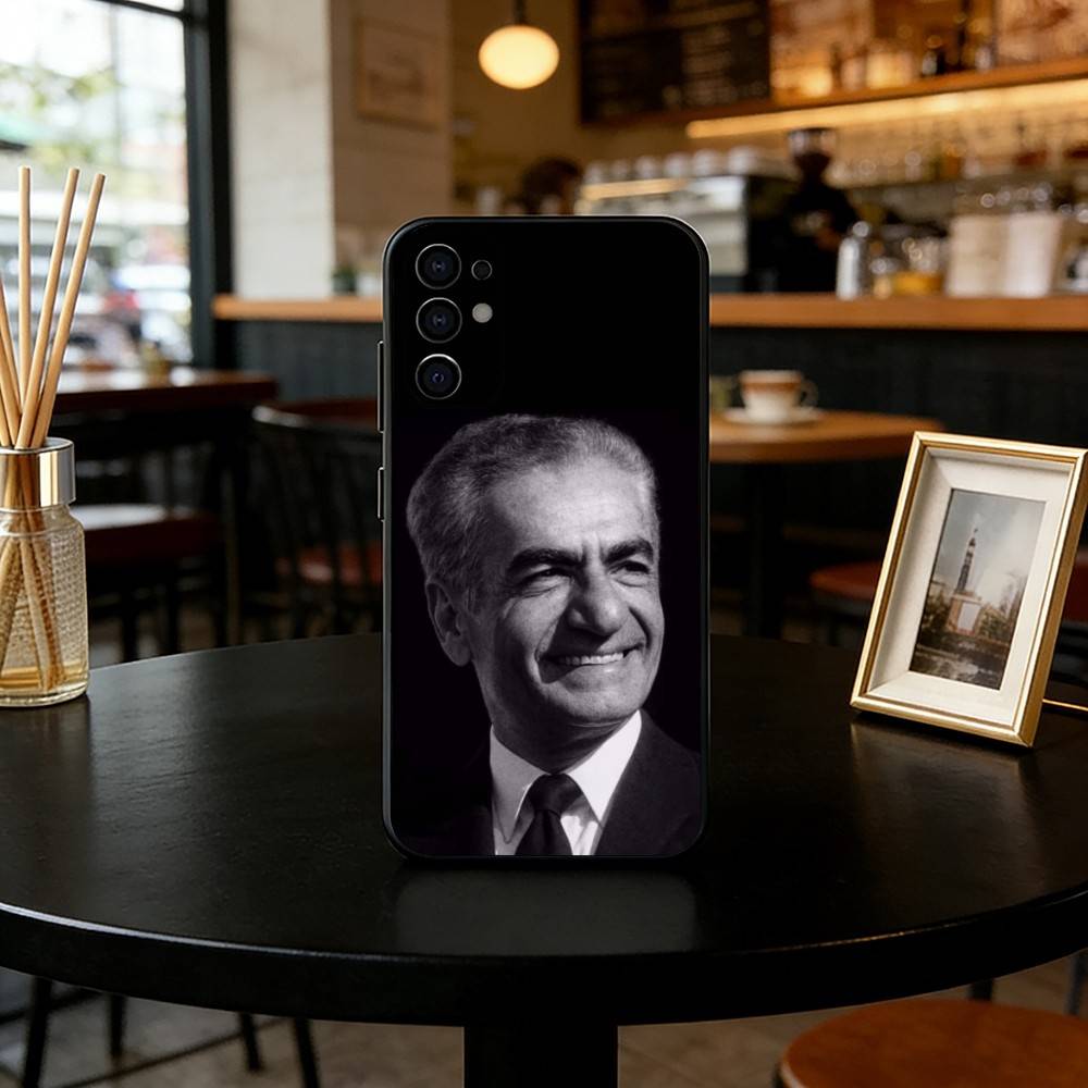 Mohammad Reza Pahlavi Phone Case For Samsung S25,S24,S21,S22,S23,S30,Ultra,S20,Plus,Fe,Soft Silicone Black Cover