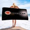 K-Krei-Dler Logo Microfiber Beach Towel Absorbent Quick Dry Soft Yoga Swimming Resort Mountain Climbing Towel