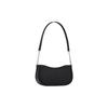 Michael Kors MK Leida Silver Logo Leather Shoulder Bag Crescent Bag Women shoulder bag Black Cream Blue 35S4S9GU5L