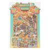Landscape Scenery Sticker Antiqued Scene PET Sticker For Scrapbooking Journal Memory Book Phone Cover Laptop Decoration