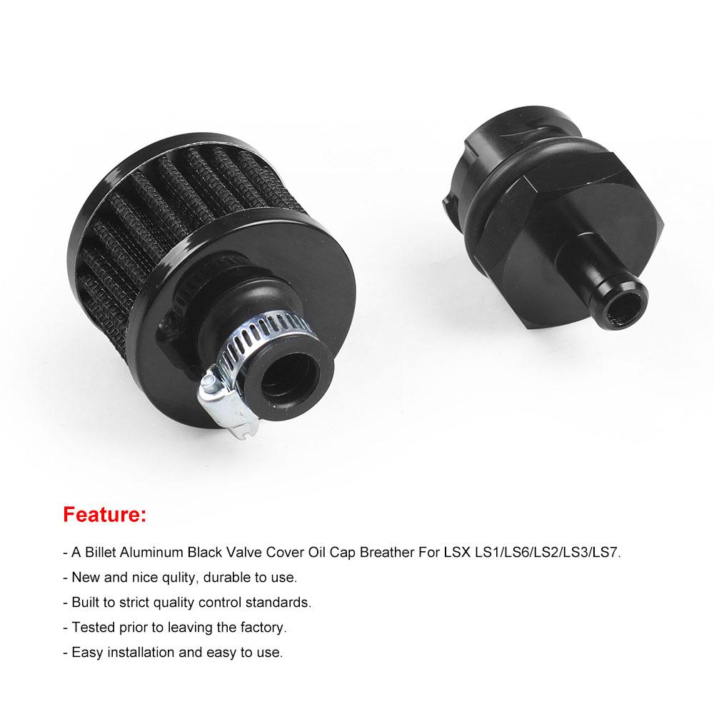 Couvercle de soupape à billettes, bouchon d'huile, raccord de reniflard avec filtre pour LSX LS1 LS6 LS2 LS3 LS7 – acheter aux petits prix dans la boutique en ligne