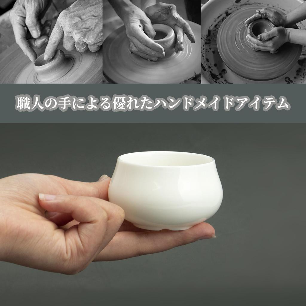 Nannlia Räuchergefäß, Stilvoller Mini-Buddhistischer Altar Keramik Räucherstäbchenhalter, Räucherhalter, Einfaches Design (Weiß)