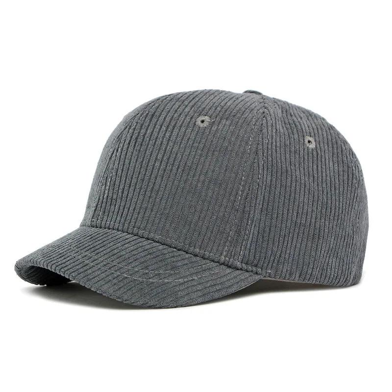 Winter Cotton Solid Casquette Warm Baseball Cap Adjustable Outdoor Snapback Hats for Men and Women 115