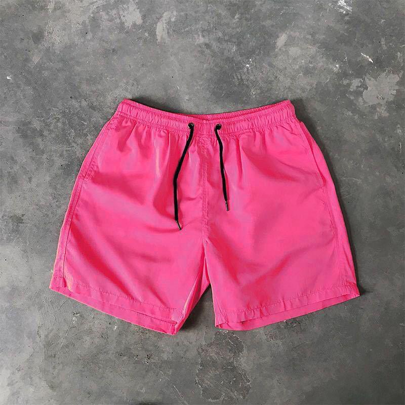 2025 Men's Summer Candy Color Casual Quick-Dry Beach Shorts